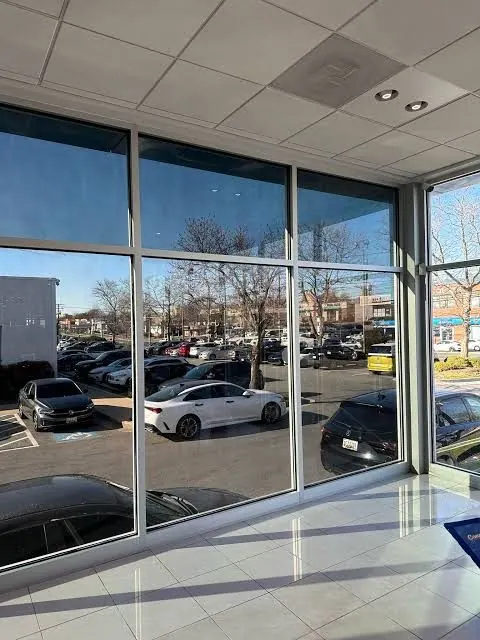 Anti-glare window film